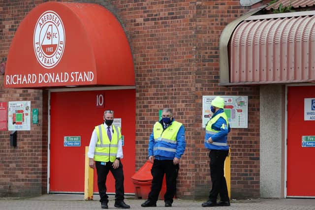 Aberdeen’s trip to face St Johnstone was postponed following two positive Covid-19 tests for Dons players. Picture: Andrew Milligan/PA Wire