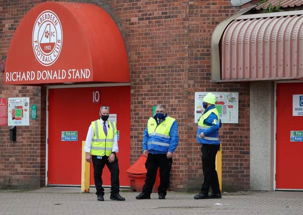 Aberdeen’s trip to face St Johnstone was postponed following two positive Covid-19 tests for Dons players. Picture: Andrew Milligan/PA Wire