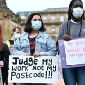 Scottish students stage protests in Edinburgh and Glasgow