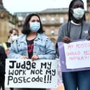 Scottish students stage protests in Edinburgh and Glasgow