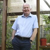 Now 78, Brian Marjoribanks in his garden at his home in Falkirk. Picture: Lisa Ferguson