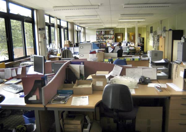 Empty offices are slowly starting to see staff return