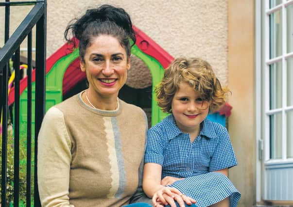 Melissa Kaplan and 5.yr old daughter Olivia Andrew. Melissa and her family are moving out of town to East Neuk of Fife.