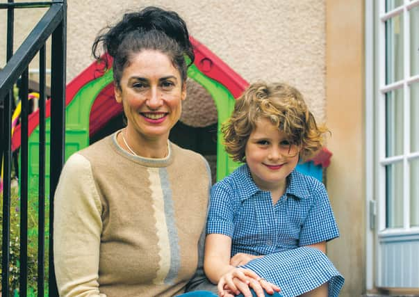 Melissa Kaplan and 5.yr old daughter Olivia Andrew.   Melissa and her family are moving out of town to East Neuk of Fife.