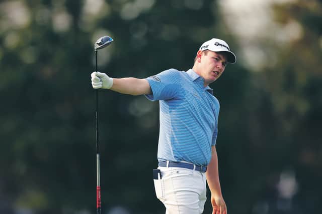 Bob MacIntyre added a 76 to rounds of 74 and 72 at the US Open. (Gregory Shamus/Getty Images)