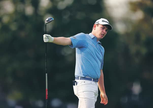Bob MacIntyre added a 76 to rounds of 74 and 72 at the US Open. (Gregory Shamus/Getty Images)