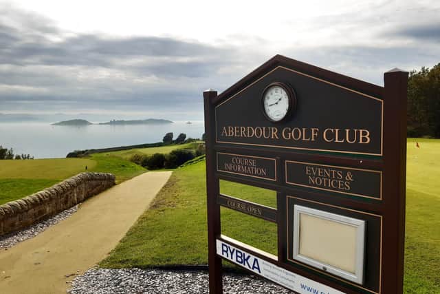 Aberdour was the setting for a senior four-ball better-ball Open won with a net score of 54.