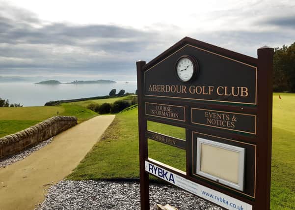 Aberdour was the setting for a senior four-ball better-ball Open won with a net score of 54.