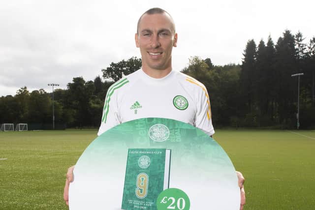 Celtic skipper Scott Brown promotes a new book, out soon, that chronicles Celtic’s glory run,  9 The Official Story of Nine In A Row