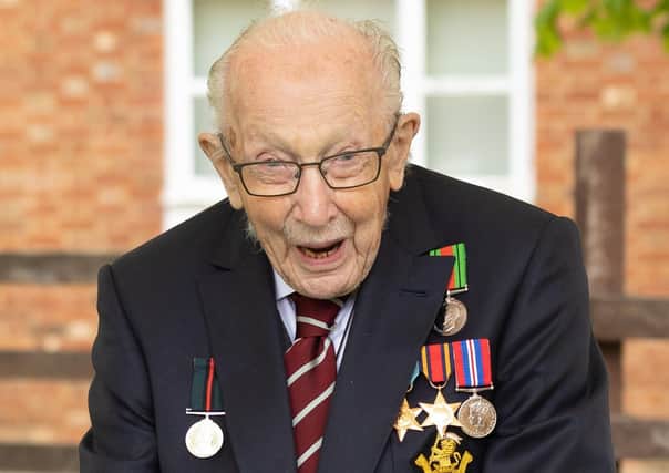 Captain Tom Moore celebrated his 100th birthday this year.