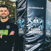 Adam Hastings says he has ‘matured’ and is more confident now than when he first took over the No.10 role at Glasgow. Photograph: Ross Parker/SNS