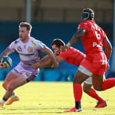 Stuart Hogg helped Exeter Chiefs beat Toulouse in the Heineken Champions Cup semi-final at Sandy Park. Picture: David Rogers/Getty Images