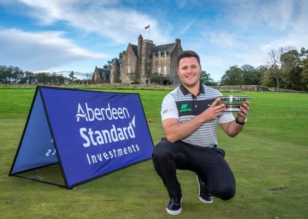 Neil Fenwick secured his spot in this week’s Aberdeen Standard Investments Scottish Open by winning the Tartan Pro Tour Order of Merit. Picture: Kenny Smith