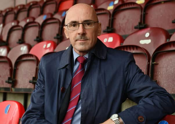 Stenhousemuir chairman Iain McMenemy. Picture: Michael Gillen