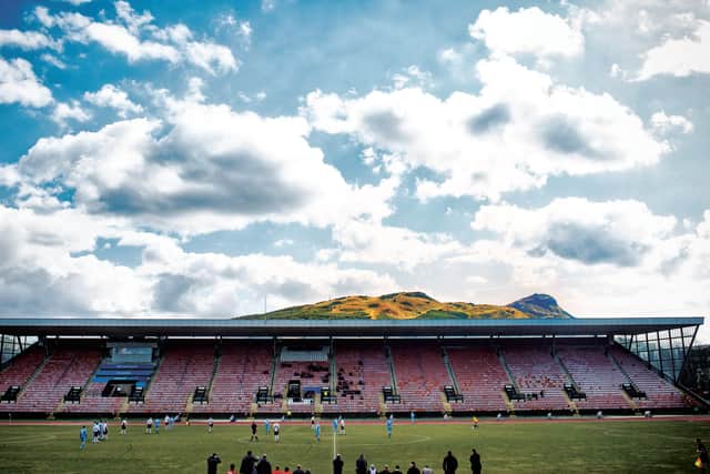 Meadowbank Stadium in the shadow of Arthur's Seat. Picture: Alan McCredie