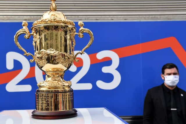 The draw for the 2023 Rugby World Cup will take place in Paris in December. Picture: AFP via Getty Images