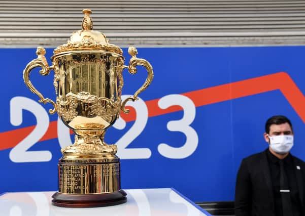 The draw for the 2023 Rugby World Cup will take place in Paris in December. Picture: AFP via Getty Images