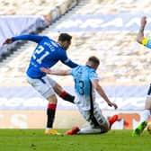 Brandon Barker scores to make it 2-0 to Rangers against Ross County at Ibrox. Picture: Alan Harvey/SNS Group