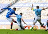 Brandon Barker scores to make it 2-0 to Rangers against Ross County at Ibrox. Picture: Alan Harvey/SNS Group