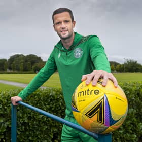 After a long period of rehabilitation from a cruciate knee injury, new Hibs recruit Jamie Murphy believes that he is back to his best. Picture: Mark Scates/SNS