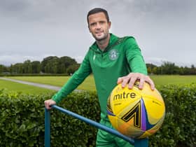 After a long period of rehabilitation from a cruciate knee injury, new Hibs recruit Jamie Murphy believes that he is back to his best. Picture: Mark Scates/SNS