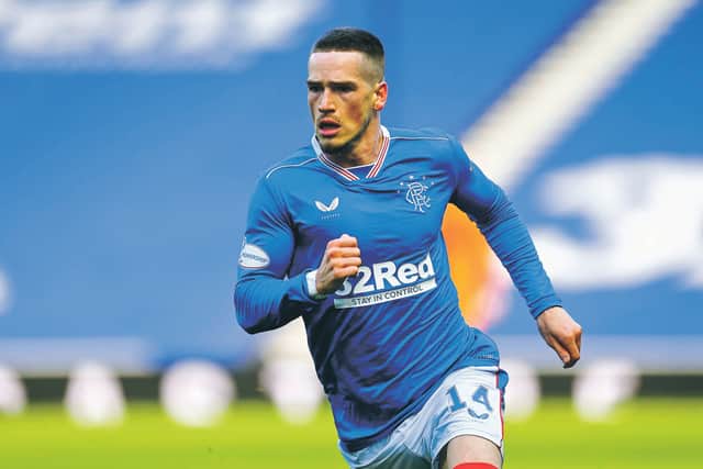 Ryan Kent in action for Rangers during the recent win over Kilmarnock at Ibrox. (Photo by Rob Casey / SNS Group)