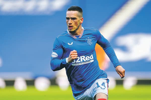 Ryan Kent in action for Rangers during the recent win over Kilmarnock at Ibrox. (Photo by Rob Casey / SNS Group)