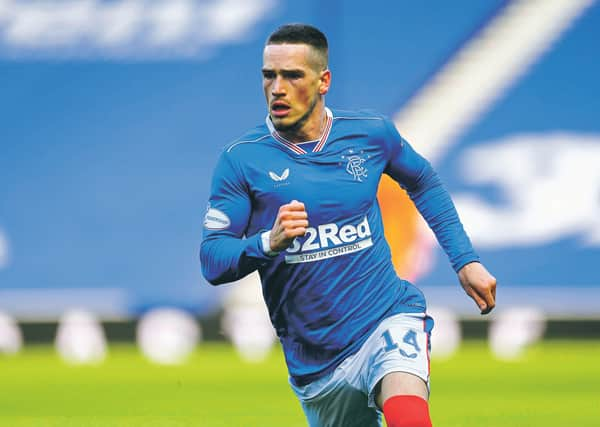 Ryan Kent in action for Rangers during the recent win over Kilmarnock at Ibrox. (Photo by Rob Casey / SNS Group)