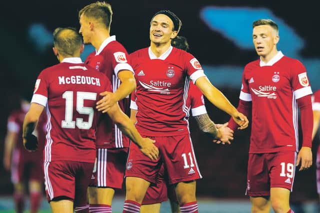 Aberdeen set up the trip to Norway by beating Runavik last month. (Photo by Alan Harvey / SNS Group)