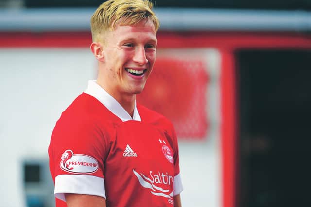Aberdeen's match-winner Ross McCrorie. Picture: Ross MacDonald/SNS Group