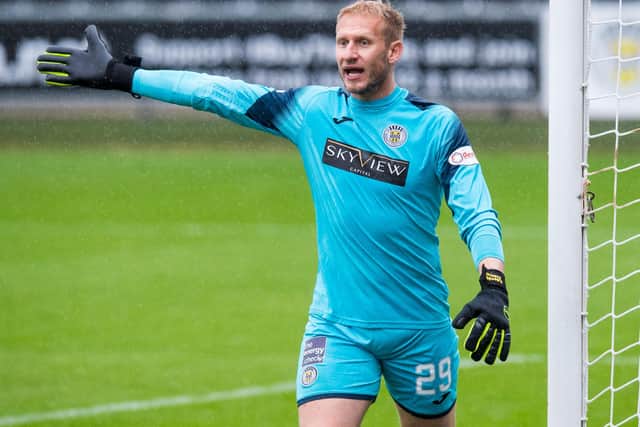 Hearts goalkeeper Bobby Zlamal was an emergency loan signing for St Mirren. Picture: Ross Parker/SNS