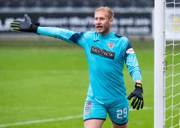 Hearts goalkeeper Bobby Zlamal was an emergency loan signing for St Mirren. Picture: Ross Parker/SNS