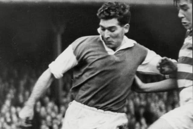 Eddie Turnbull,  the first British player to score a goal in a competitive European tournament