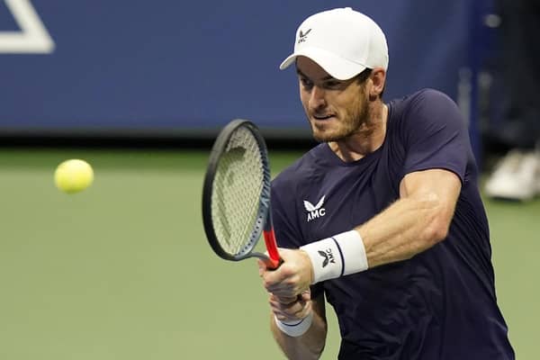 Andy Murray reached the second round of the US Open. Picture: Frank Franklin II/AP