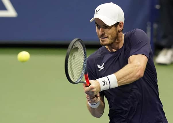 Andy Murray reached the second round of the US Open. Picture: Frank Franklin II/AP