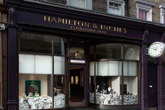 The outside of the new Hamilton & Inches store on George Street. Picture: submitted