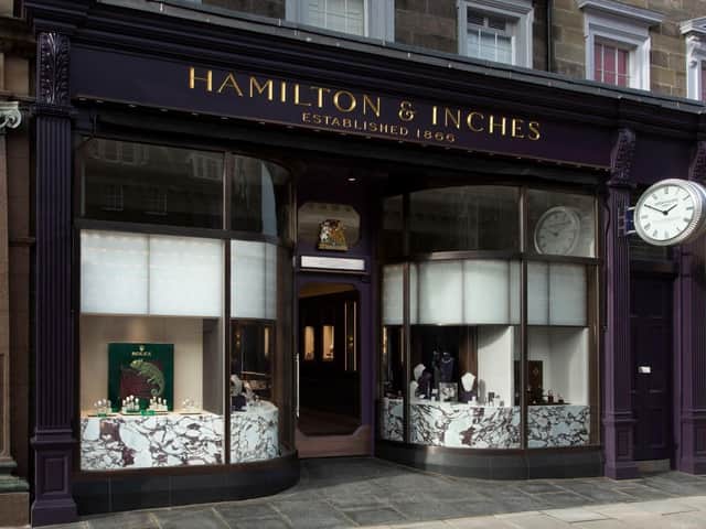 The outside of the new Hamilton & Inches store on George Street. Picture: submitted