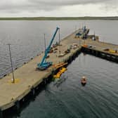 Mocean Energy Blue X at Hatston Pier. Picture: Colin Keldie, courtesy of EMEC