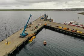 Mocean Energy Blue X at Hatston Pier. Picture: Colin Keldie, courtesy of EMEC