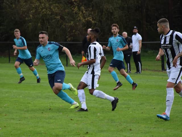 AFC Uckfield Town's Dan Perry against Loxwood. © Mike Skinner Photography