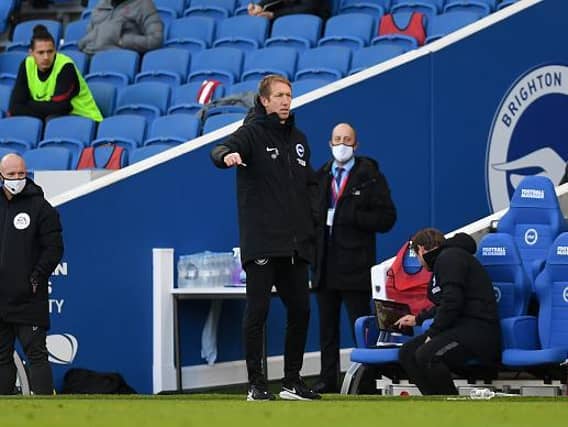 Albion head coach Graham Potter