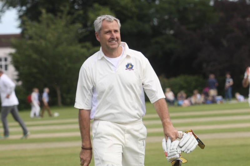 Piers Morgan lures some top cricket names and other famous faces to his annual match at Newick - this is broadcaster Mark Austin / Pictures: Ron Hill