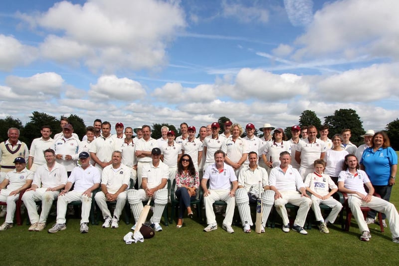 Piers Morgan lures some top cricket names and other famous faces to his annual match at Newick - this is the line-up from 2016 / Pictures: Ron Hill