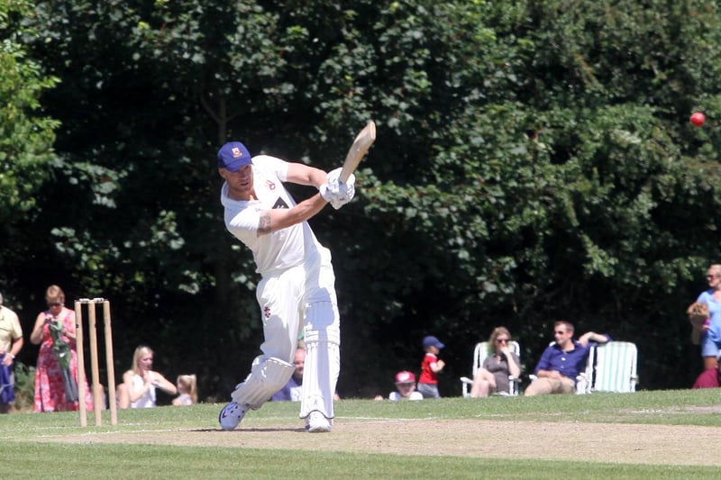 Piers Morgan lures some top cricket names and other famous faces to his annual match at Newick - this is Andrew Flintoff / Pictures: Ron Hill