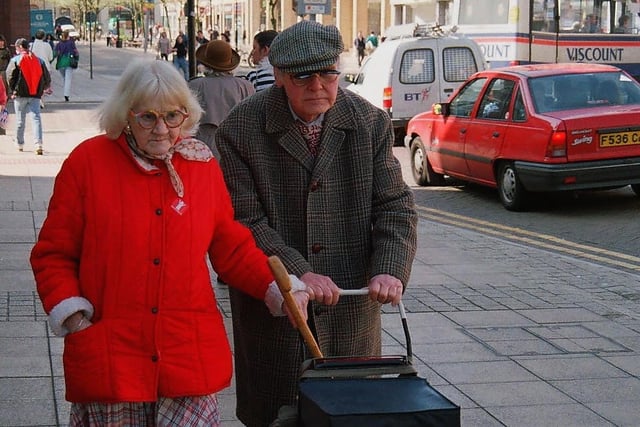 Do you recognise this couple shopping in Peterborough?