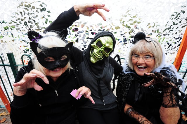 Getting into the Halloween spirit in style Hotham Park in Bognor Regis in October 2016 for the free Rox fancy dress party. Pictures: Kate Shemilt ks16001154