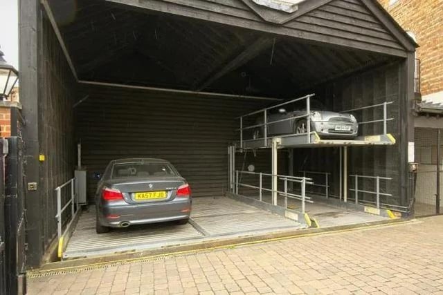 The secure gated parking