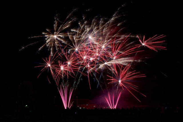 A lovely display of colour at Bognor Regis FC fireworks night