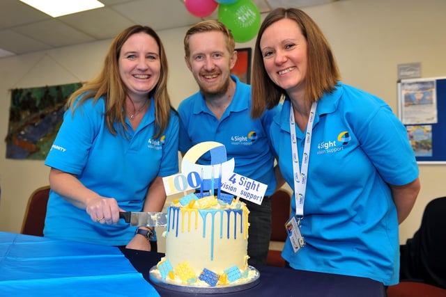 4Sight Vision Support 100th anniversary staff party at Bognor Regis headquarters