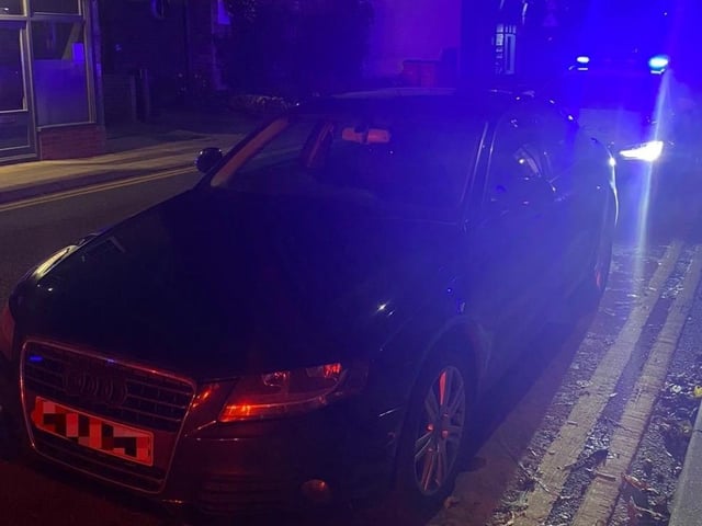 Cambs Cops assisted Lincs Police in stopping this vehicle. It was being driven by a disqualified driver, who did not have a licence.